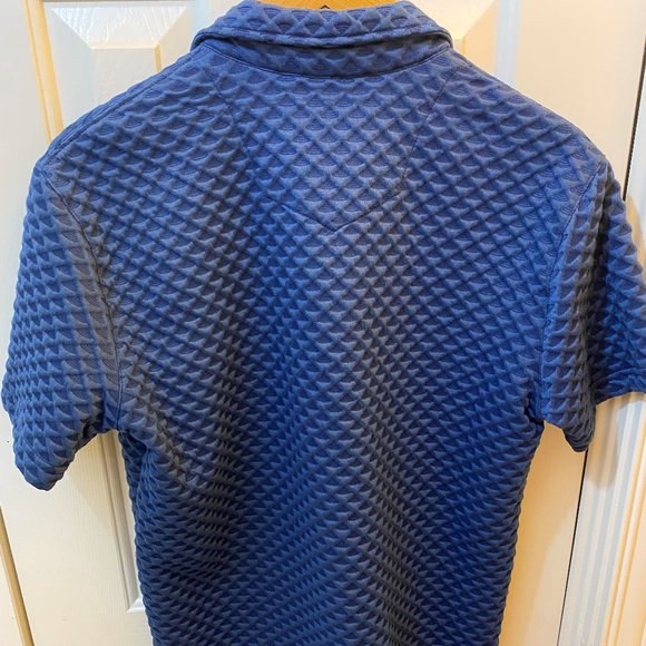 LEONARDO Short Sleeve Waffle Polo - Picture 3 of 3